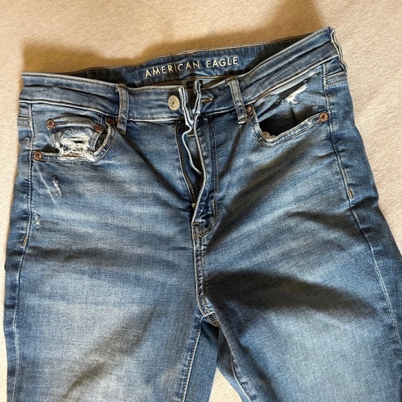 AE Super High Rise Flare Jeans - Picture 3 of 8